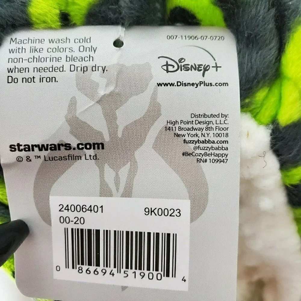 Star Wars Mandalorian Baby Yoda Slipper Socks S/M‎